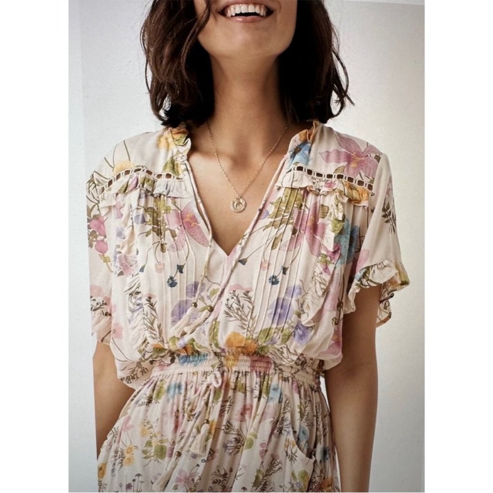 Spell & The Gypsy size M floral pattern sundress - Picture 2 of 6